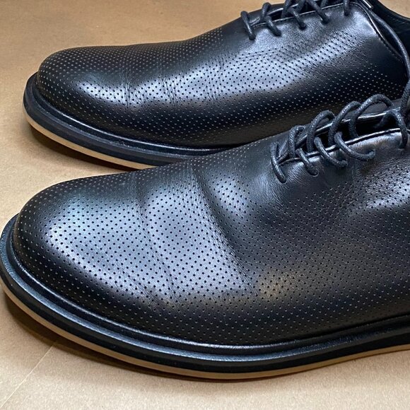 NOBULL Dress Shoes Black Perforated Men\'s Oxfords  SIZE 12 main image 4